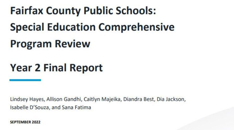 FCPS Releases Final Special Education Audit Report; Bleak Portrait of Broken System Emerges from Report