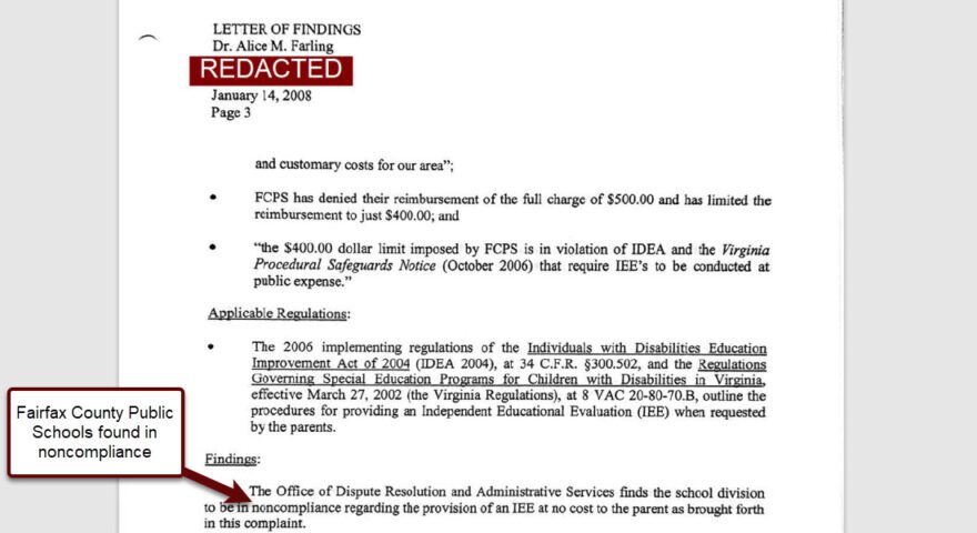 2008 IEE Noncompliance Finding